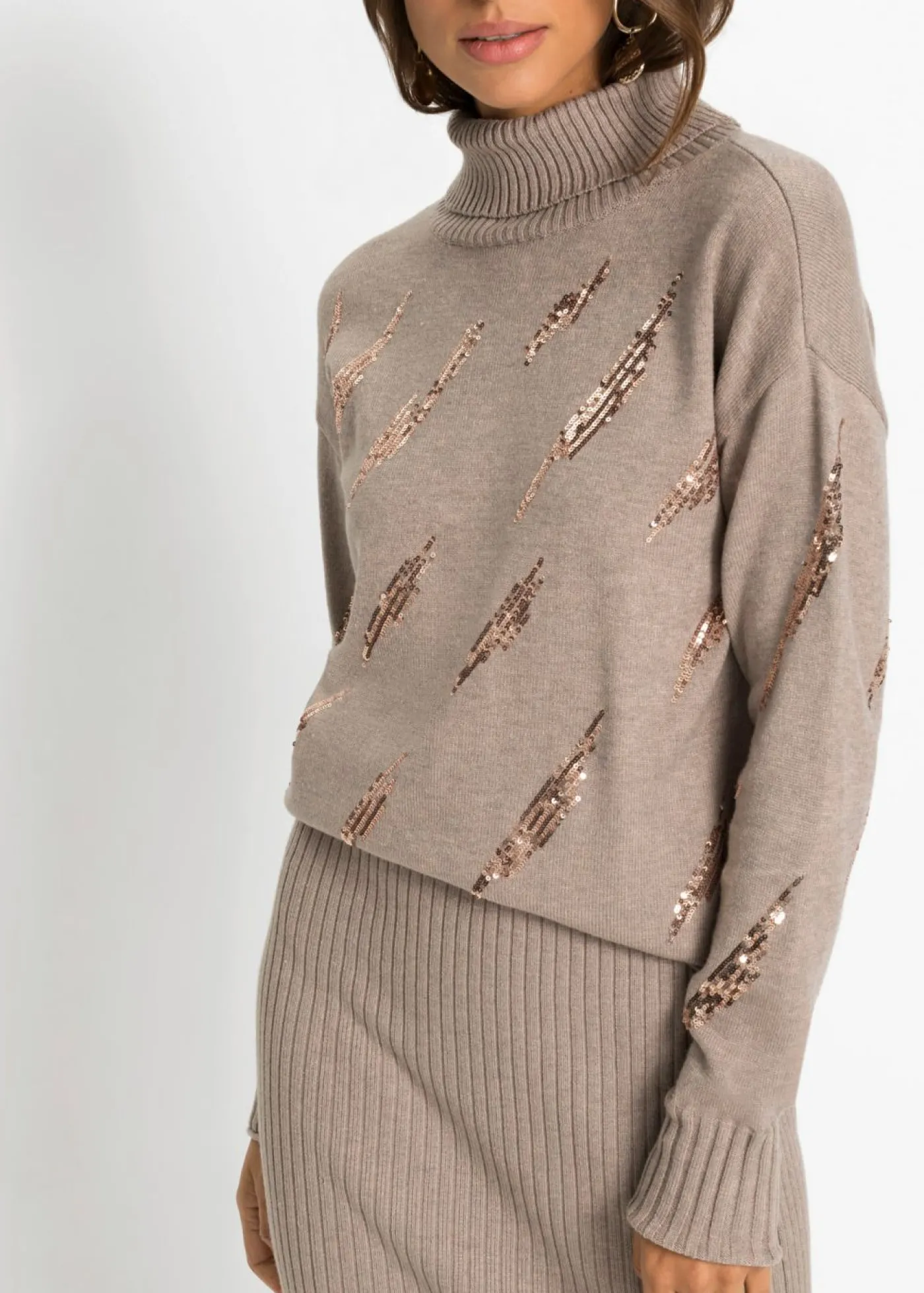 Discount Jersey holgado de mezcla de viscosa suave Mujer Jerséis|Ropa De Punto