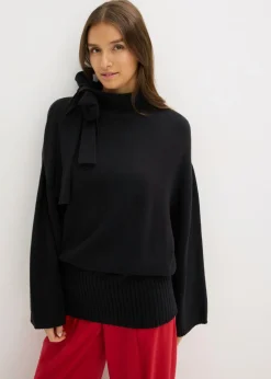Best Jersey holgado de mezcla de viscosa suave Mujer Esenciales|Jerséis