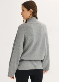 Hot Jersey holgado de mezcla de viscosa suave Mujer Esenciales|Jerséis