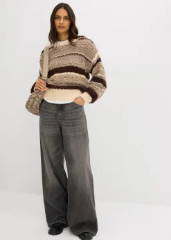 Online Jersey holgado de punto Mujer Jerséis|Ropa De Punto