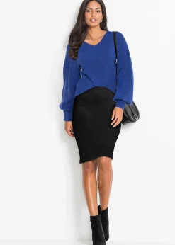 Hot Jersey holgado de punto Mujer Jerséis|Ropa De Punto
