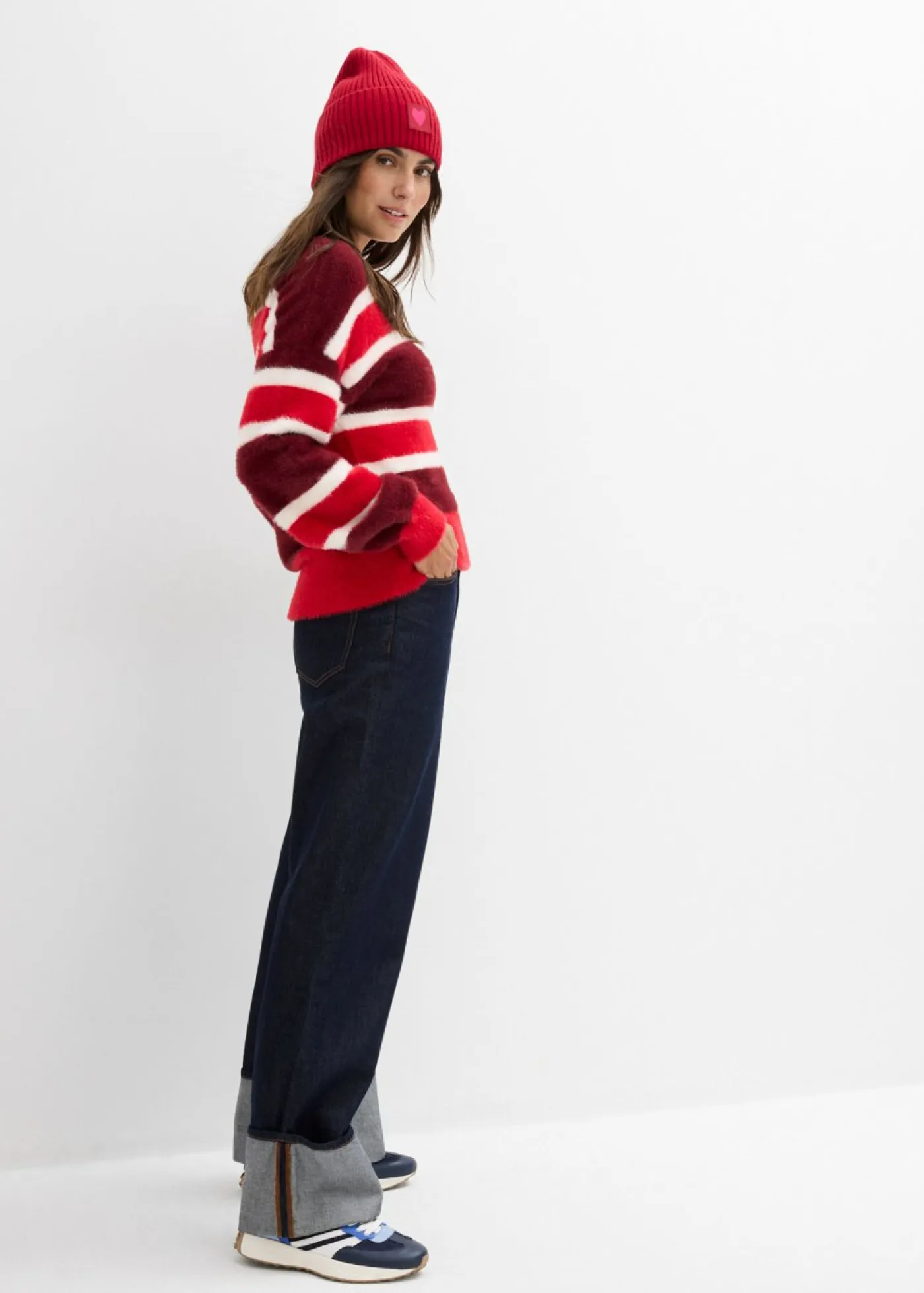 Hot Jersey holgado de punto Mujer Jerséis|Ropa De Punto