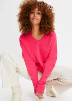 Sale Jersey holgado de punto Mujer Jerséis|Ropa De Punto