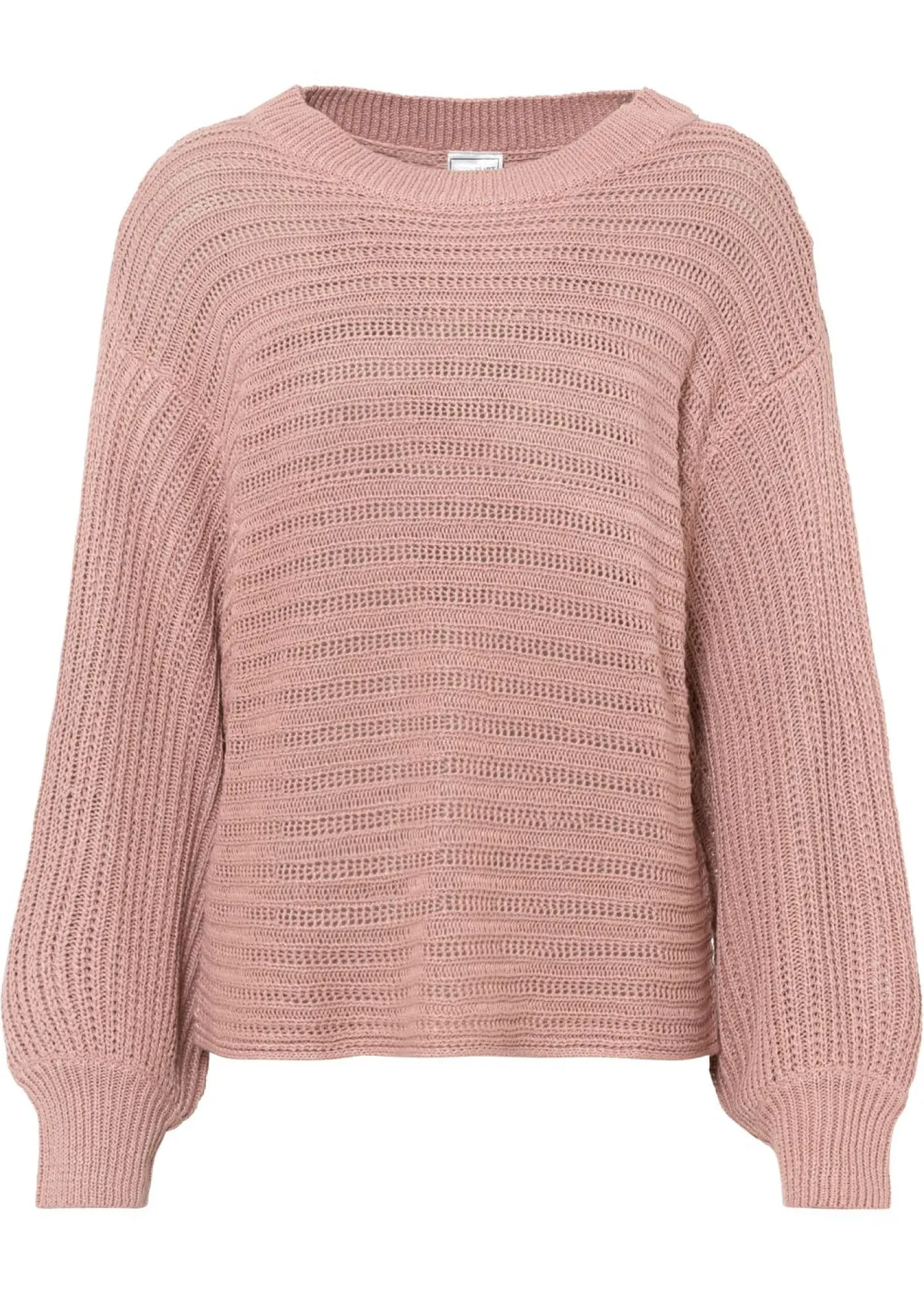 Outlet Jersey holgado de punto troquelado Mujer Jerséis|Ropa De Punto