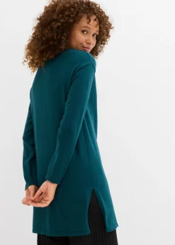 Sale Jersey largo con algodón reciclado Mujer Básicos|Jerséis