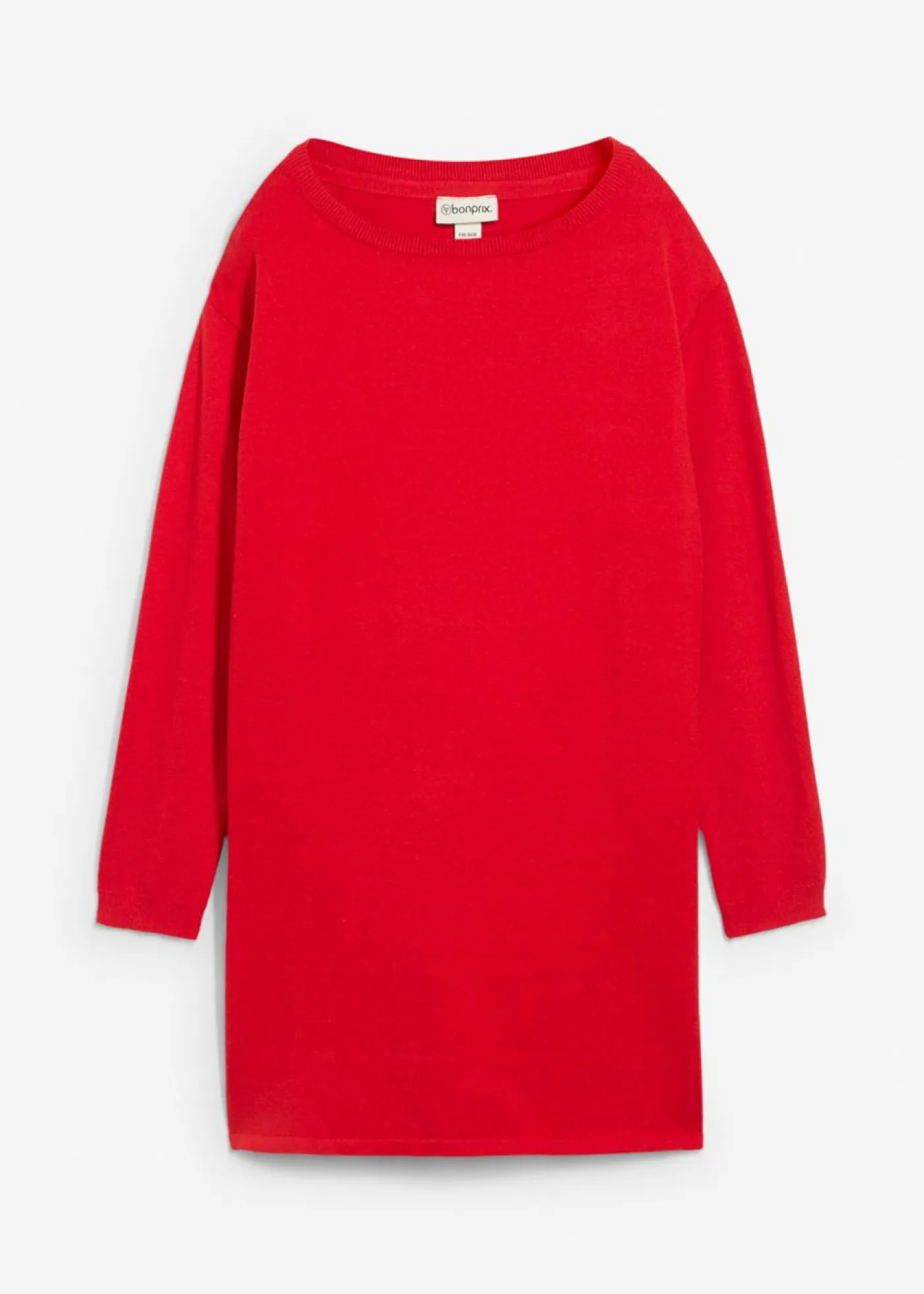 Jersey largo con algodón reciclado Mujer Básicos|Jerséis