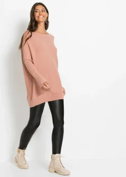 Sale Jersey largo de mezcla de viscosa Mujer Jerséis|Ropa De Punto