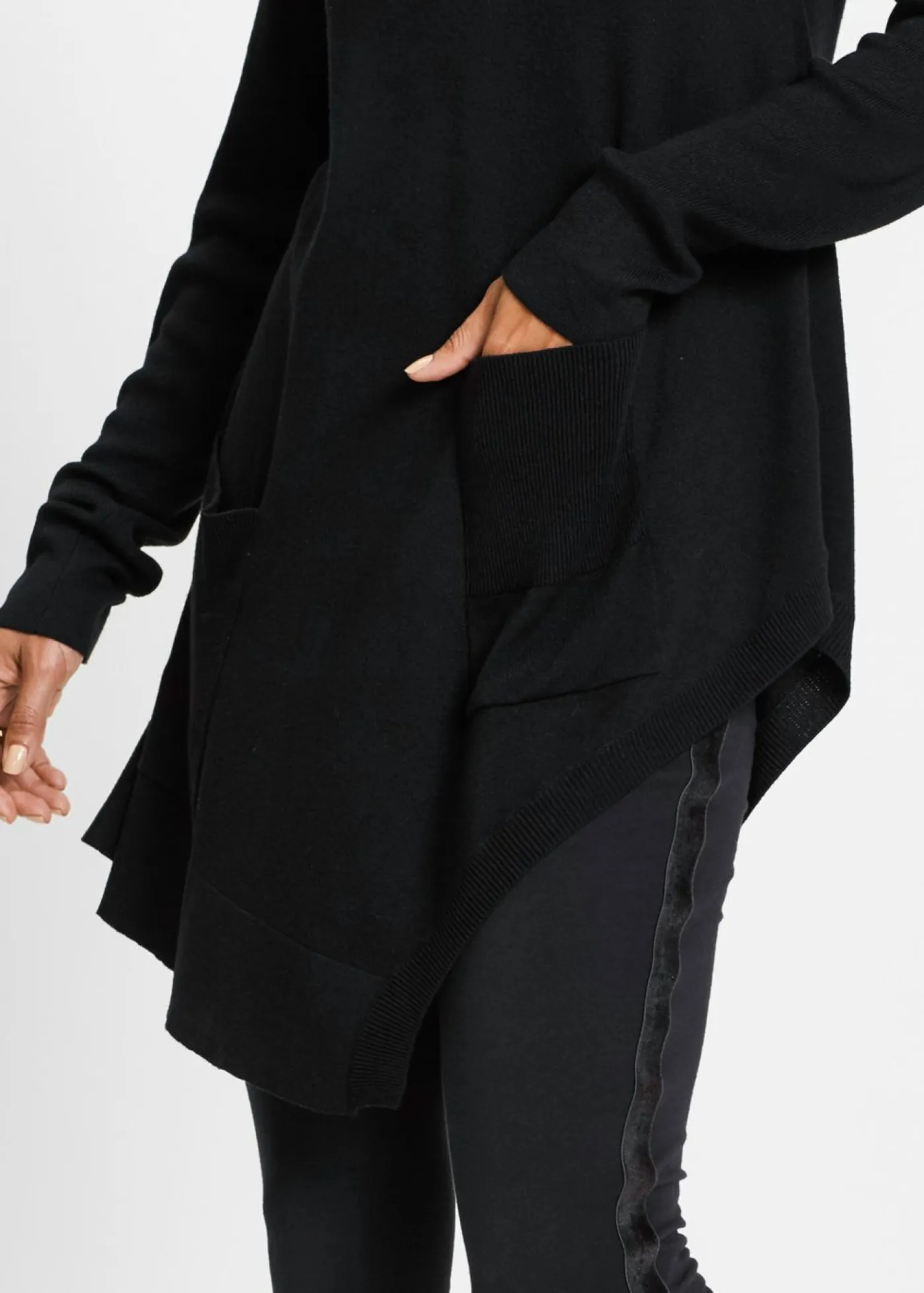 Best Jersey largo de mezcla de viscosa Mujer Jerséis|Ropa De Punto