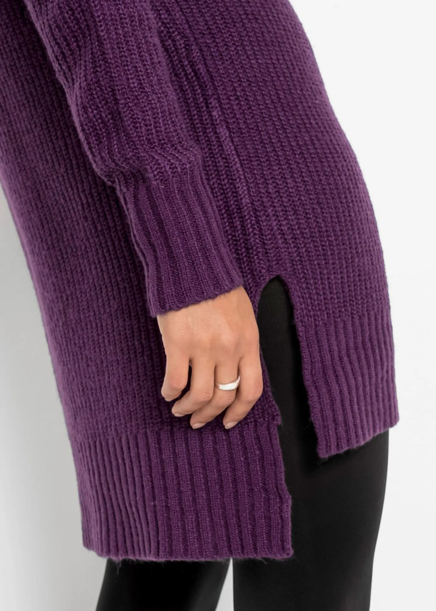 Sale Jersey largo de punto Mujer Jerséis|Ropa De Punto