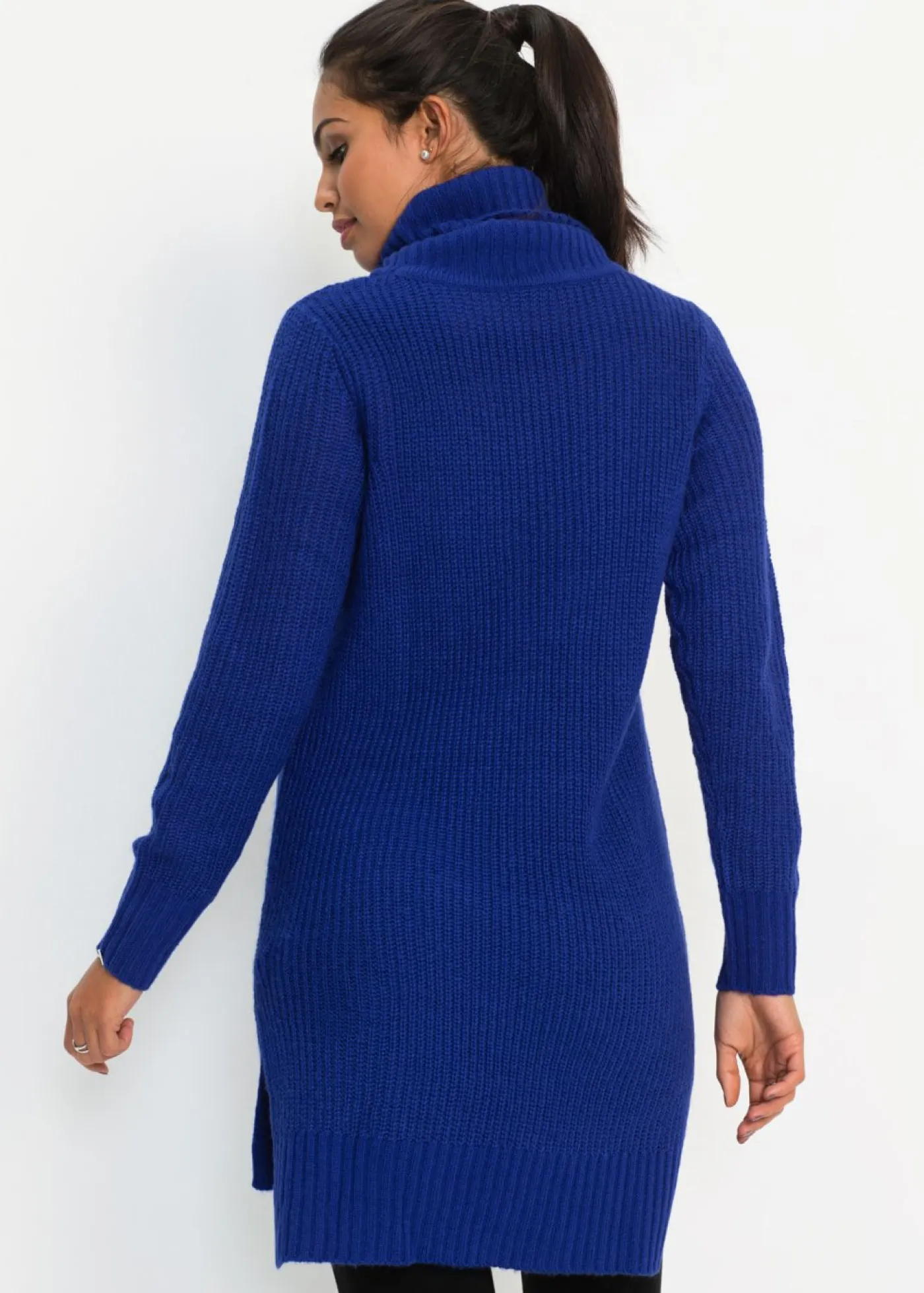 Hot Jersey largo de punto Mujer Jerséis|Ropa De Punto