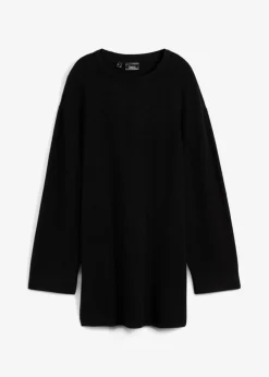 Best Jersey largo de punto fino con aberturas laterales en mezcla de viscosa Mujer Jerséis|Ropa De Punto