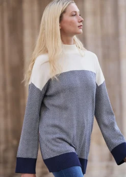 Clearance Jersey largo informal Mujer Jerséis|Ropa De Punto