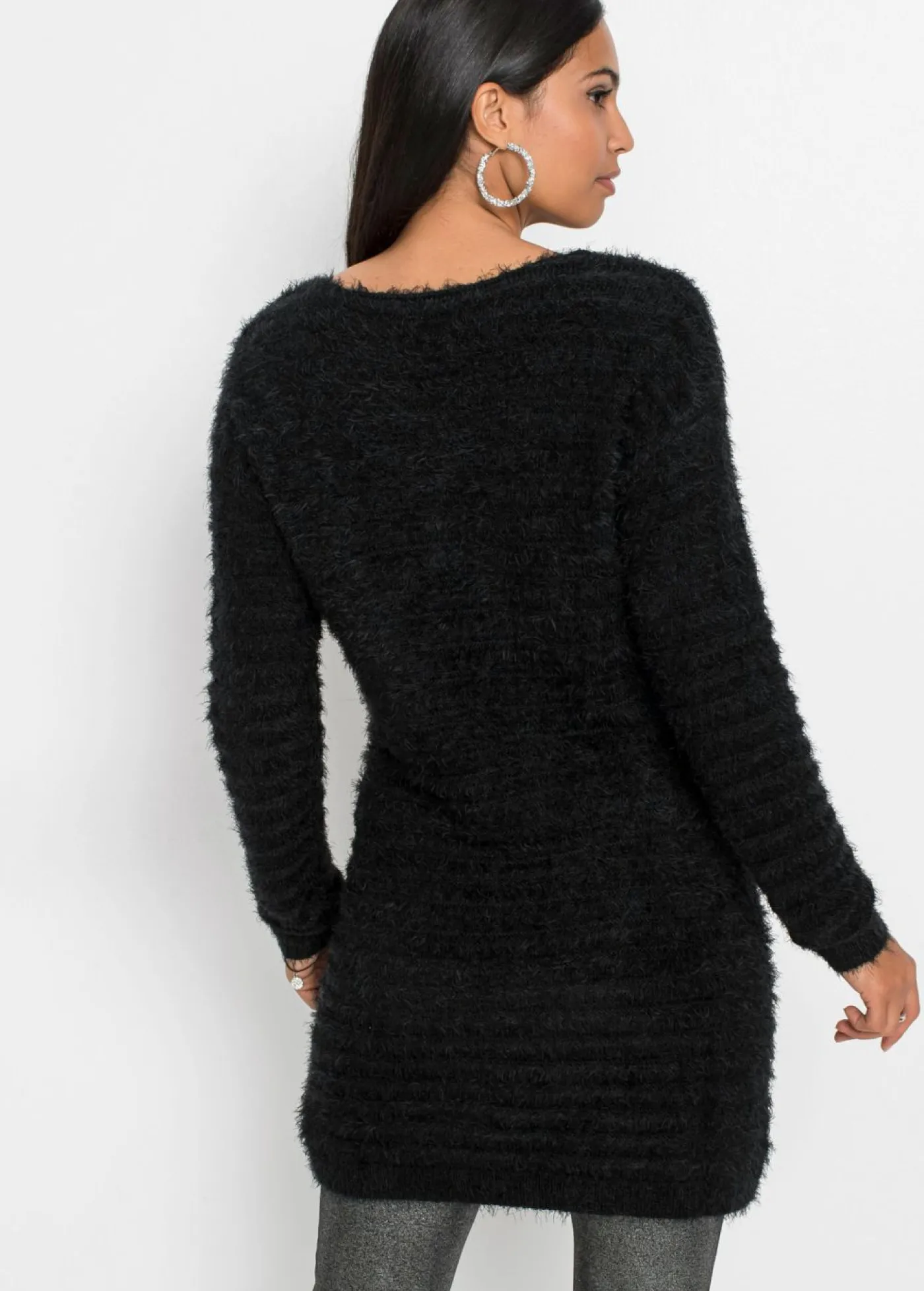 Discount Jersey largo y mullido Mujer Jerséis|Ropa De Punto