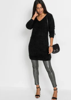Discount Jersey largo y mullido Mujer Jerséis|Ropa De Punto