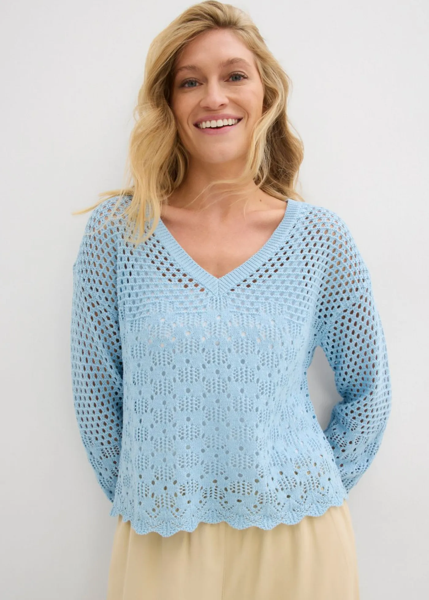 Jersey ligero de ajour Mujer Jerséis|Novedades