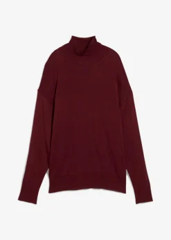 Best Jersey ligero de punto fino con cuello alto ancho, en mezcla de viscosa Mujer Esenciales|Jerséis