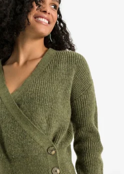 Sale Jersey oversize con aspecto cruzado Mujer Jerséis|Ropa De Punto