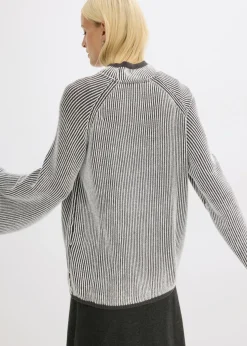 Sale Jersey oversize con cuello alto Mujer Jerséis|Ropa De Punto