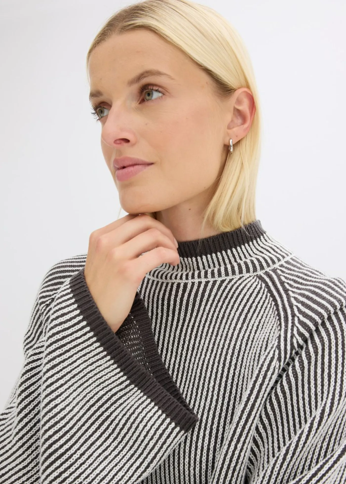 Sale Jersey oversize con cuello alto Mujer Jerséis|Ropa De Punto