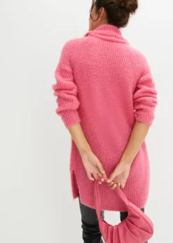 New Jersey oversize de cuello vuelto Mujer Jerséis|Ropa De Punto