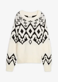 Outlet Jersey oversize de estilo noruego Mujer Jerséis|Ropa De Punto