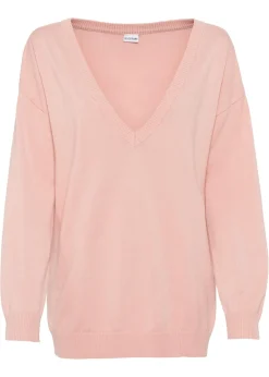 Clearance Jersey oversize de mezcla de viscosa Mujer Jerséis|Ropa De Punto