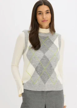 New Jersey sin mangas Mujer Jerséis|Ropa De Punto