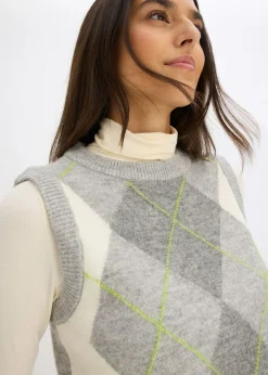 New Jersey sin mangas Mujer Jerséis|Ropa De Punto