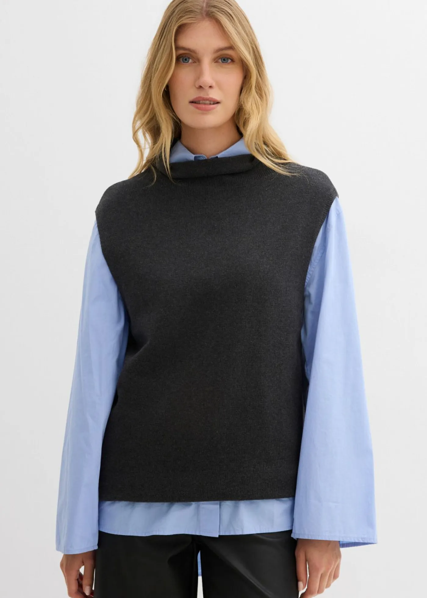 Sale Jersey sin mangas de algodón puro Mujer Esenciales|Jerséis