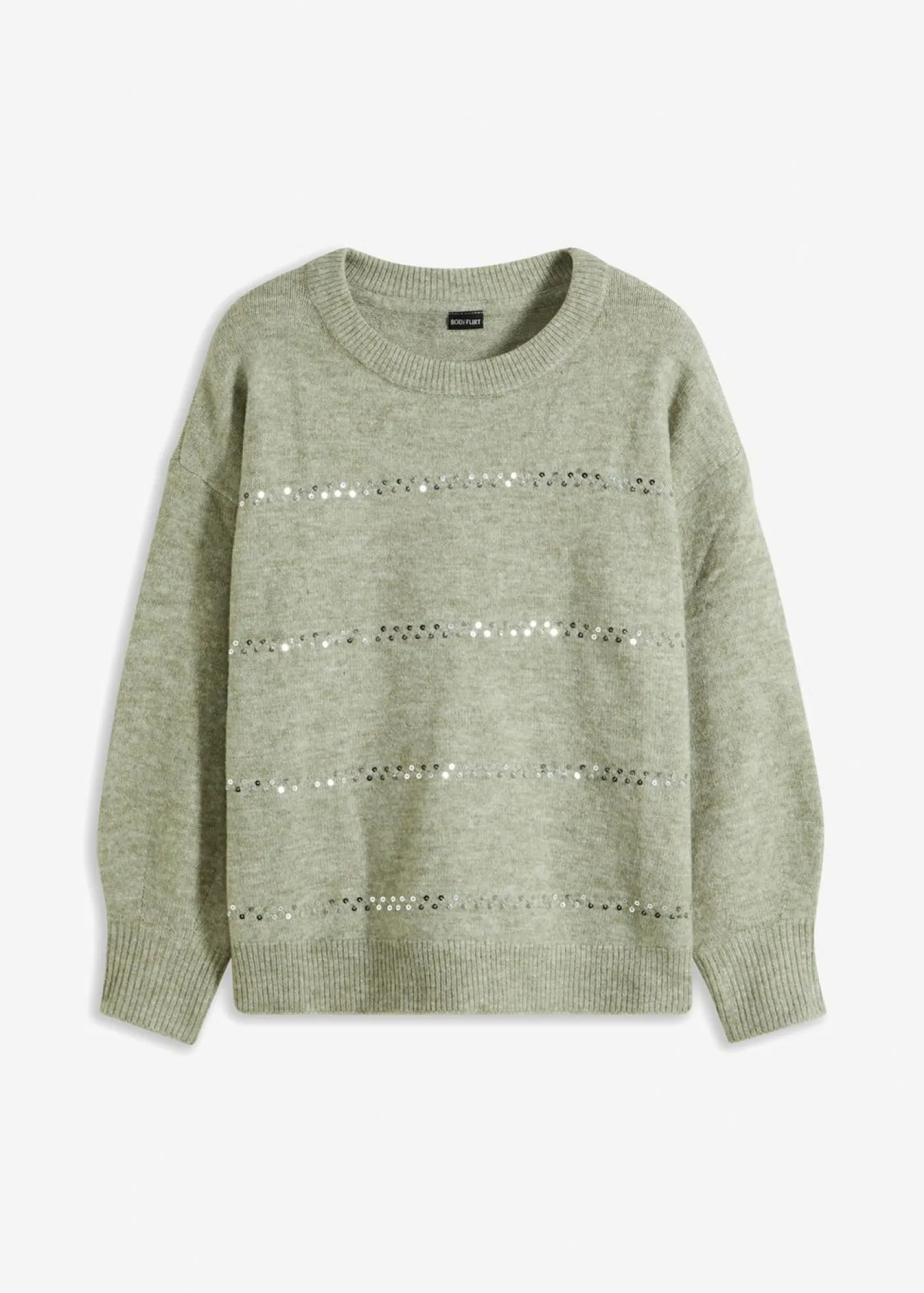 Discount Jersey tipo boxy con lentejuelas Mujer Jerséis|Ropa De Punto