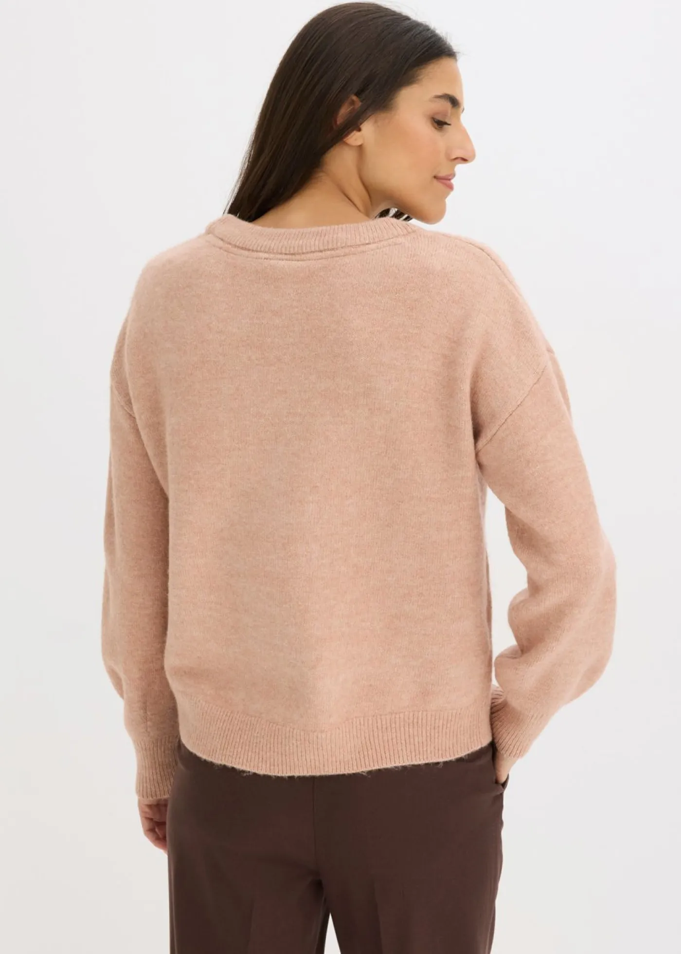 Outlet Jersey tipo boxy con lentejuelas Mujer Jerséis|Ropa De Punto