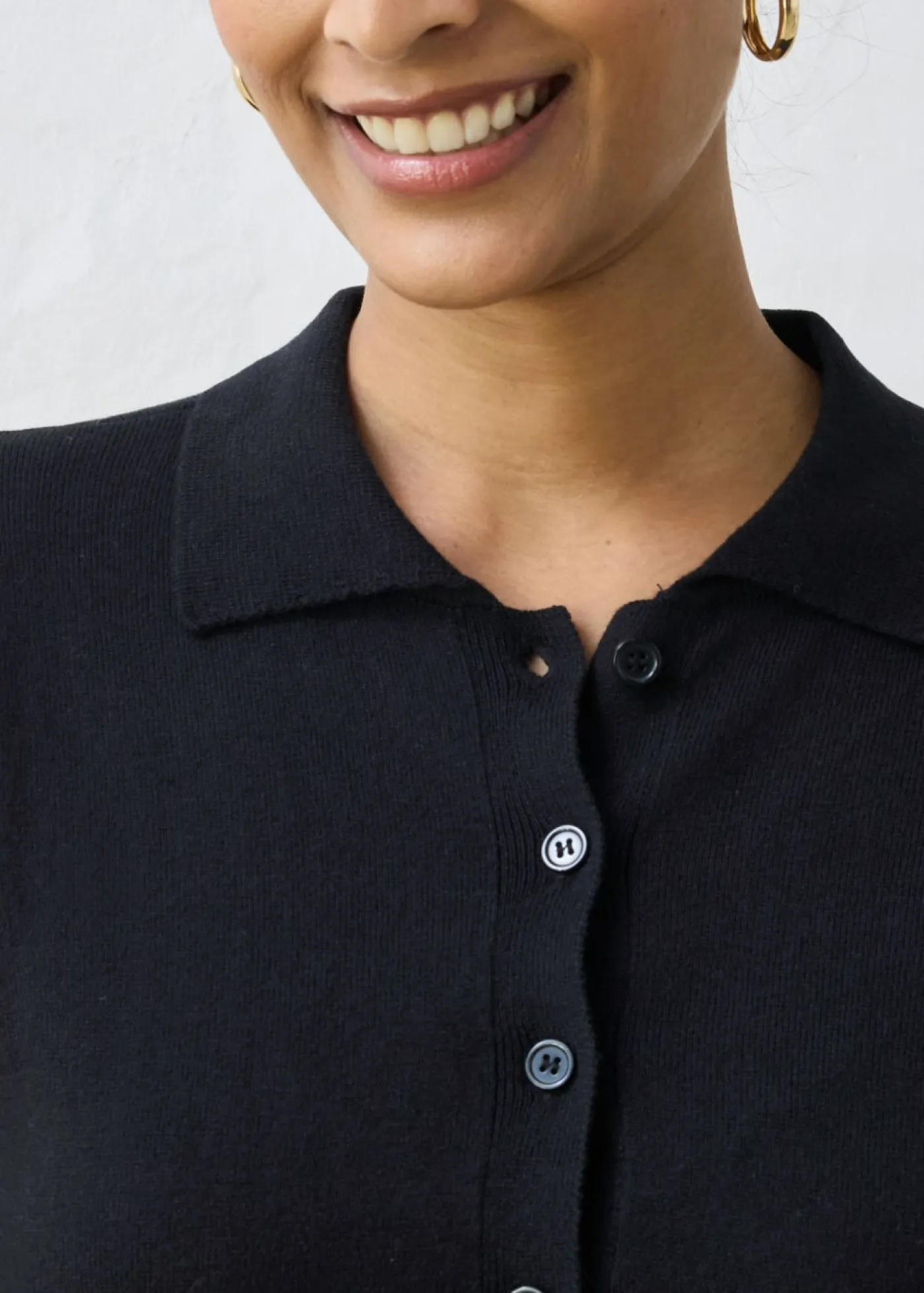 Online Jersey tipo polo con seda Mujer Premium|Jerséis