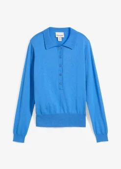 Discount Jersey tipo polo con seda Mujer Premium|Jerséis