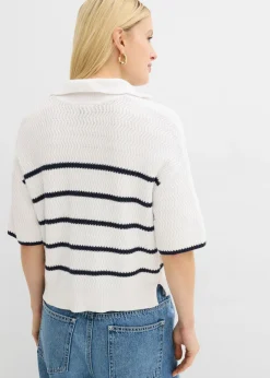 Online Jersey tipo troyer con contenido de algodón Mujer Jerséis|Novedades