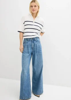 Online Jersey tipo troyer con contenido de algodón Mujer Jerséis|Novedades