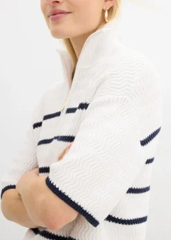 Online Jersey tipo troyer con contenido de algodón Mujer Jerséis|Novedades