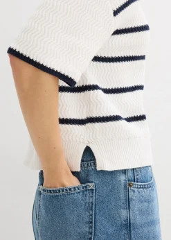 Online Jersey tipo troyer con contenido de algodón Mujer Jerséis|Novedades