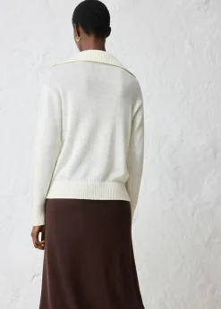 Clearance Jersey troyer con lana merina Mujer Jerséis