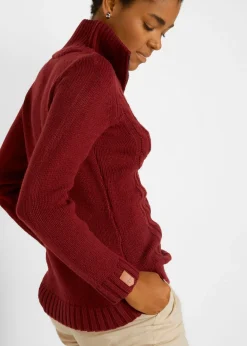 Best Jersey troyer con patrón trenzado Mujer Jerséis