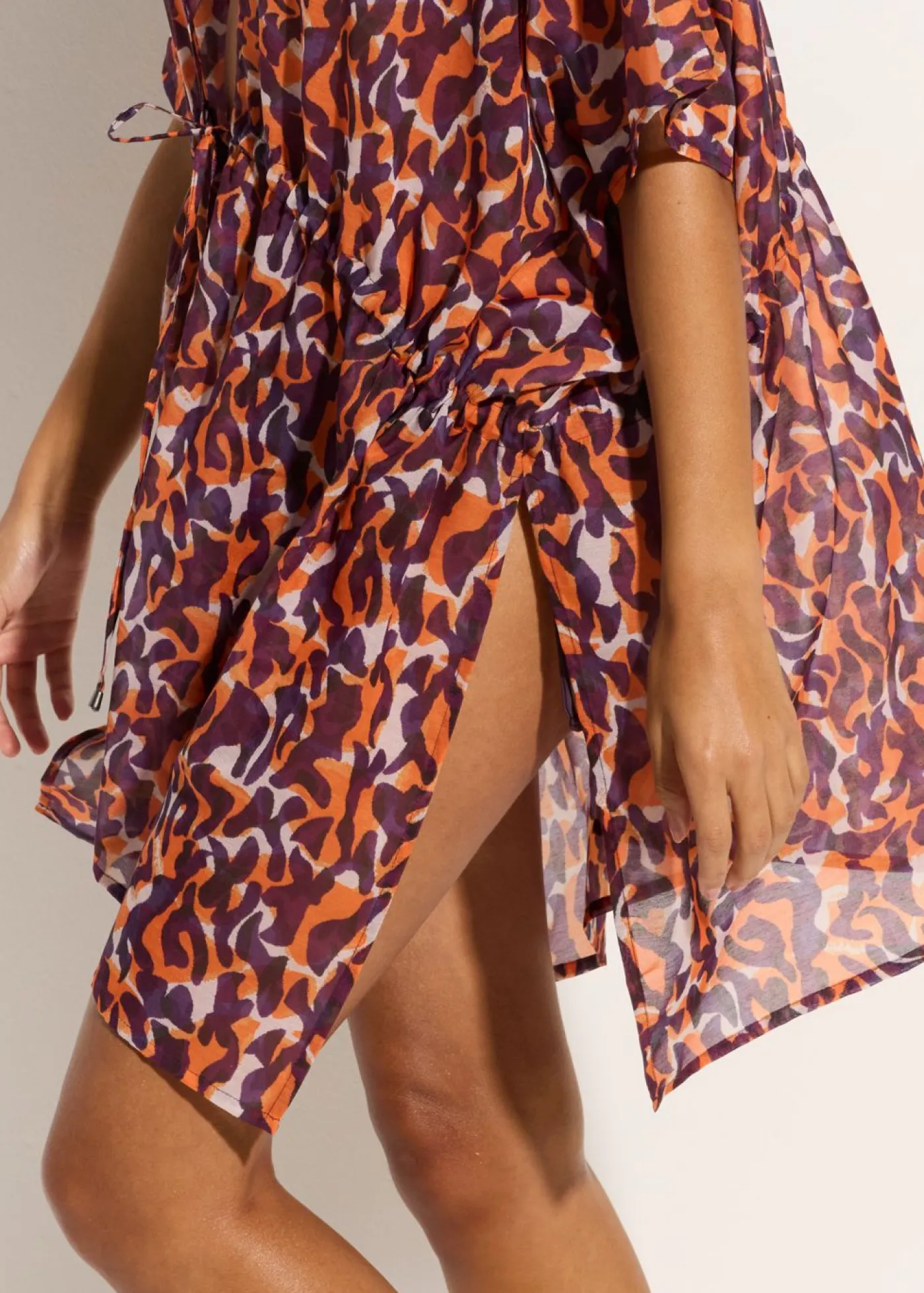 Best Kimono de playa con detalle de cordón Mujer Ropa De Playa|Camisas Y Blusas