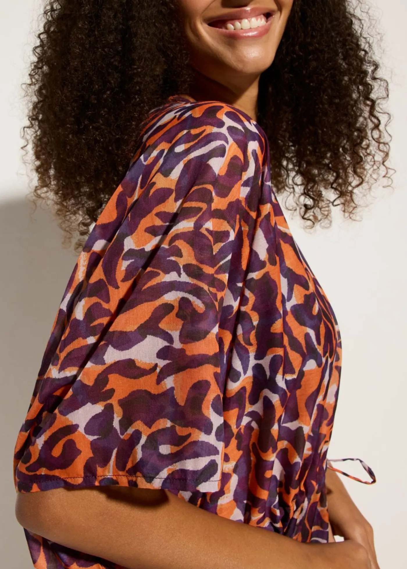 Best Kimono de playa con detalle de cordón Mujer Ropa De Playa|Camisas Y Blusas