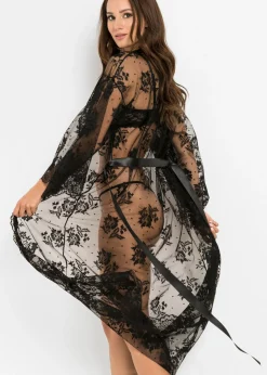 Best Kimono largo Mujer Albornoces Y Batas|Lencería