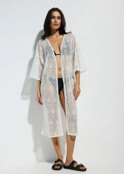 Best Kimono transparente para playa Mujer Ropa De Playa|Camisas Y Blusas