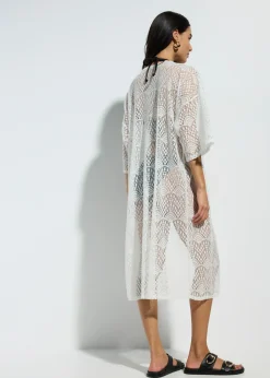 Best Kimono transparente para playa Mujer Ropa De Playa|Camisas Y Blusas