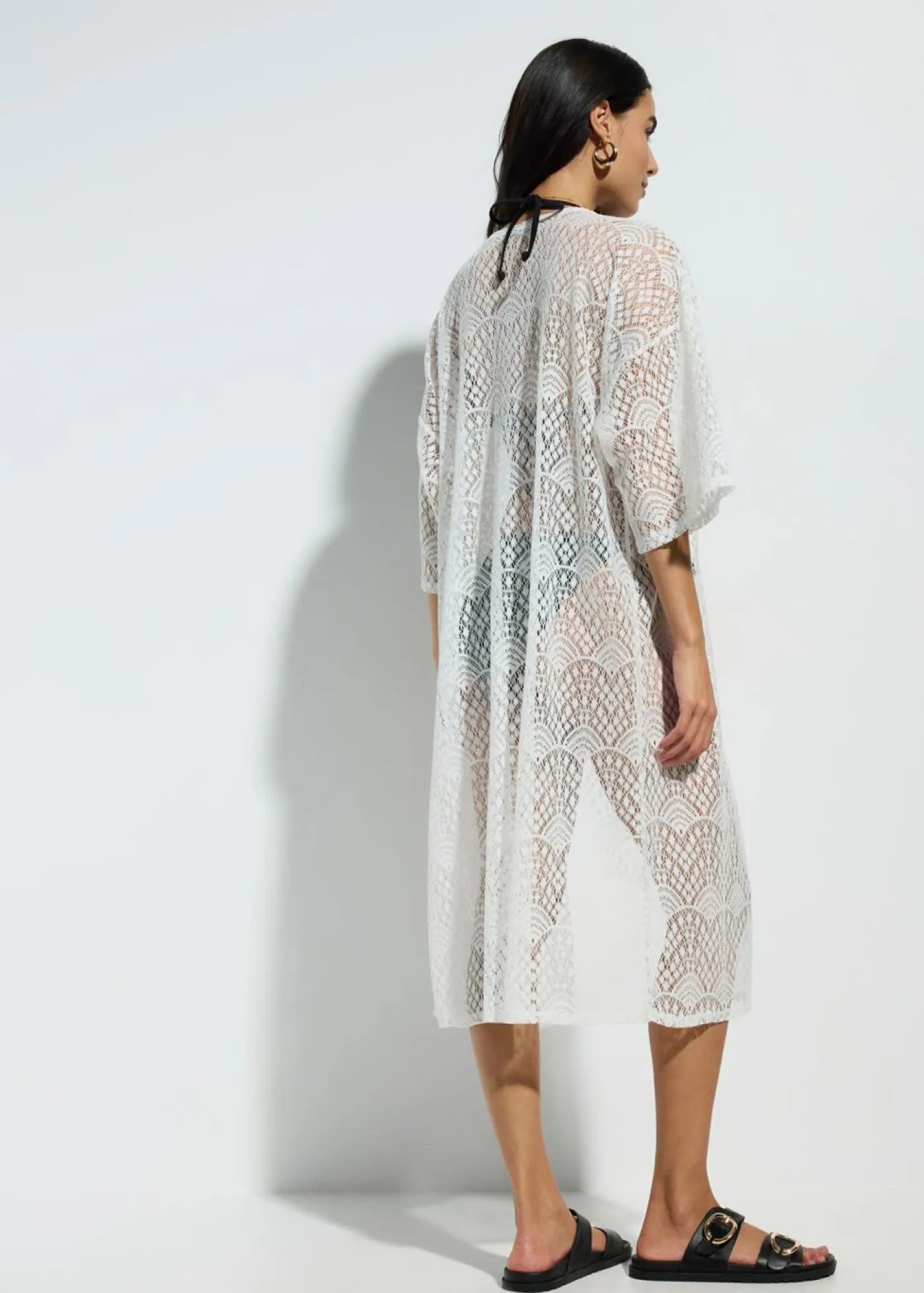 Best Kimono transparente para playa Mujer Ropa De Playa|Camisas Y Blusas