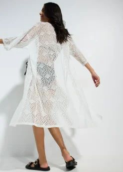Best Kimono transparente para playa Mujer Ropa De Playa|Camisas Y Blusas