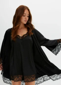 Online Kimono y Negligé (conjunto de 2 piezas) Mujer Corsés|Albornoces Y Batas