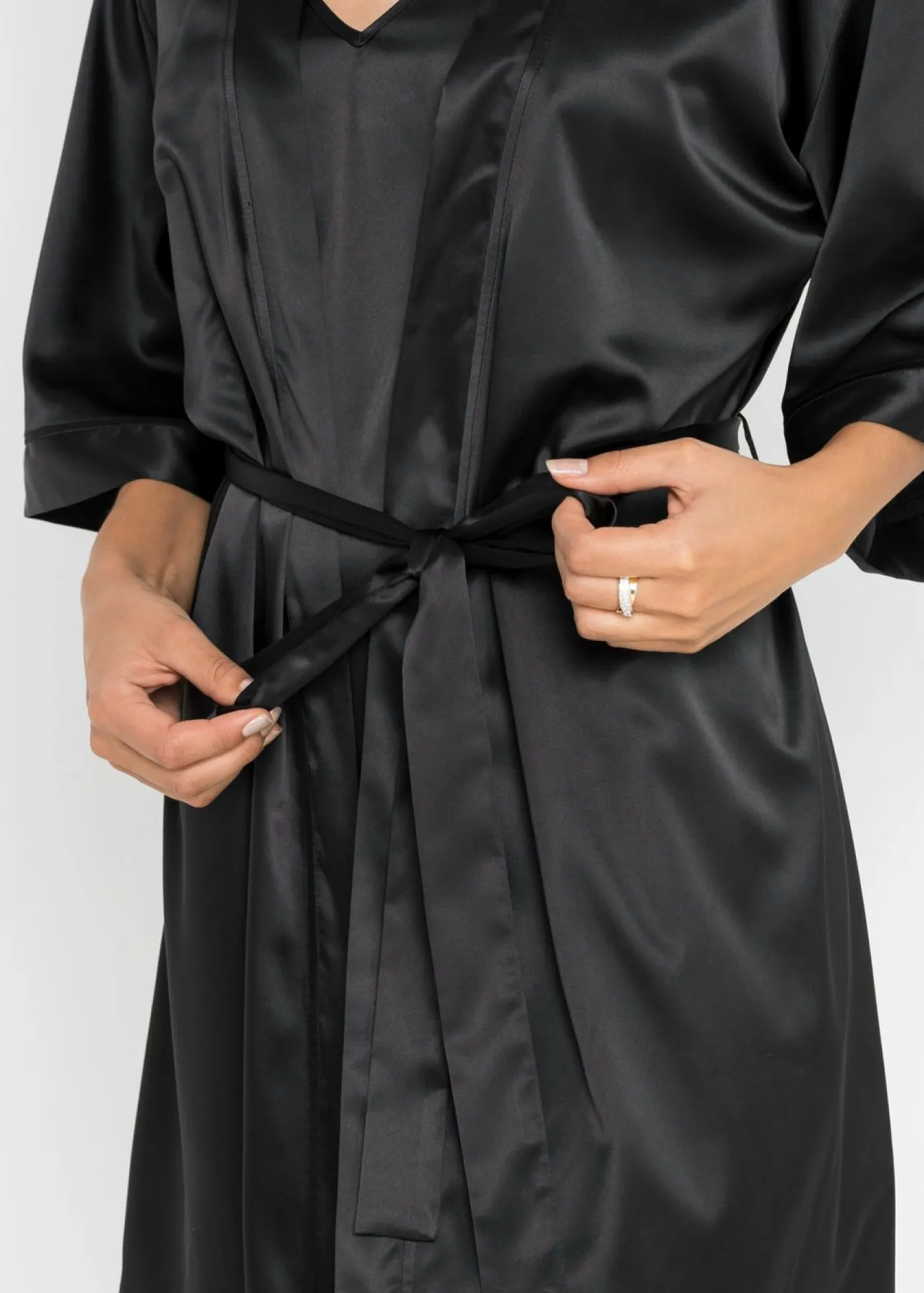Outlet Kimono y negligé (juego de bata de 2 piezas) Mujer Corsés|Albornoces Y Batas