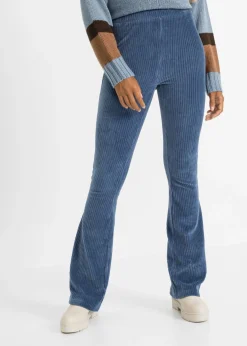 New Leggings acampanados con aspecto de pana Mujer Pantalones