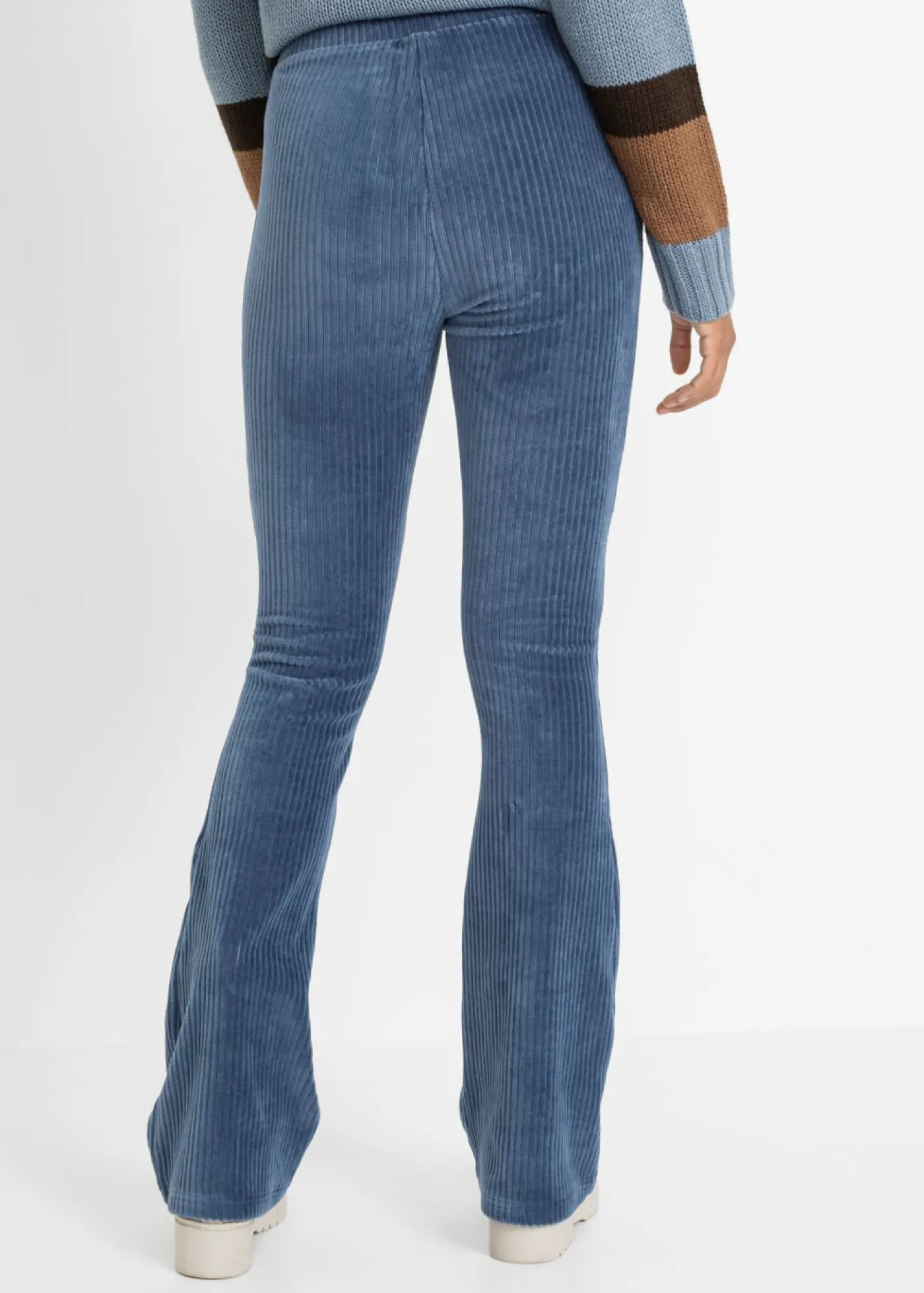 New Leggings acampanados con aspecto de pana Mujer Pantalones